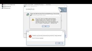 Fix For Windows Error 1723 and Error 5 [upl. by Dayna903]