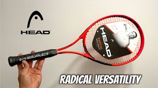 Head Radical Versatility Tennis Racket [upl. by Zetrom947]