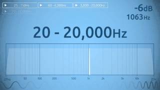 20  20000 Hz Audio Sweep  Range of Human Hearing [upl. by Maribel]