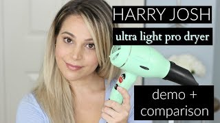 HARRY JOSH Ultra Light Pro Dryer Review  Comparison [upl. by Oloapnaig]