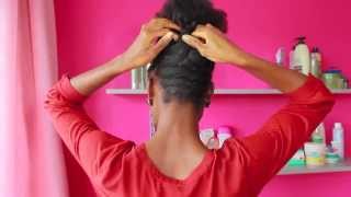 Coiffure Cheveux Crépus  Cornrow and Braid Updo [upl. by Natiha894]