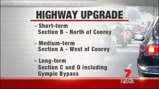 Bruce Highway Cooroy to Curra Discrace Seven Local News [upl. by Bond]