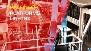 PALFINGER Service  400 Light NX  Supporting the aerial work platform [upl. by Atsirhc]