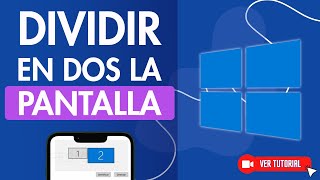 Cómo CONFIGURAR la PANTALLA MÚLTIPLES de mi PC con Windows 1110 💻 Dividir en dos la Pantalla [upl. by Pincince]