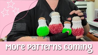 Making New Crochet Patterns ⭐ A Chaotic Week in My Life with a Sick Dog ⭐ Studio Vlog ⭐ New Patreon [upl. by Jat340]