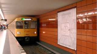 UBahn Berlin  mehrere Züge auf Betriebsfahrt in Frankfurter Allee U5 HD [upl. by Jenne]