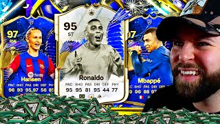 100x ELITE TOTY PACKS amp 83 x 5 ATTACKERS PACKS FOR TOTY 💙EAFC24 [upl. by Rramel]