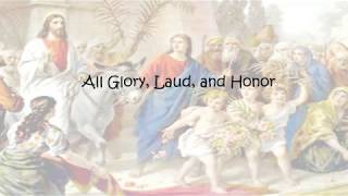 All Glory Laud and Honor InstrumentalLyrics [upl. by Enibas215]