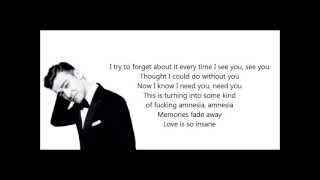 Amnesia  Justin Timberlake Lyrics 2013 [upl. by Asyle713]