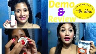 Demo  Review Rejuvenating Set By Dr Alvin [upl. by Jauch805]