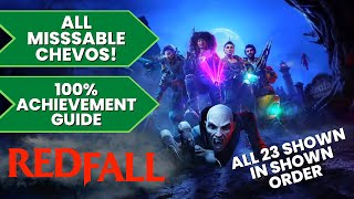 All 23 Missable Achievements Guide In Unlock Order  Redfall [upl. by Sada538]