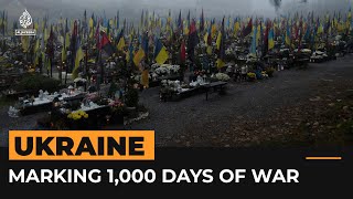 Zelenskyy marks 1000 days of war urges EU to push Russia harder  AJshorts [upl. by Aramen292]