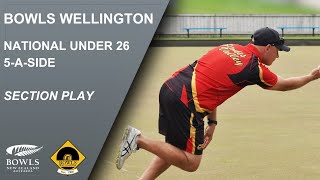 2024  Bowls Wellington National Under 26 5aside  Section Play [upl. by Longley]