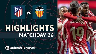 Resumen de Atlético de Madrid vs Valencia CF 30 [upl. by Arait]