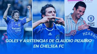 Goles y asistencias de Claudio Pizarro en Chelsea FC  20072008 [upl. by Eleen]