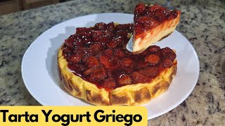 Tarta de Yogurt Griego sin trigo super proteína [upl. by Attirb]