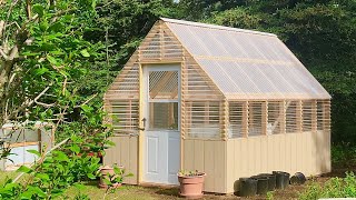 Small DIY Greenhouse [upl. by Aihtnyc]