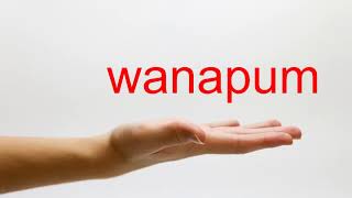 How to Pronounce wanapum  American English [upl. by Aysahc]