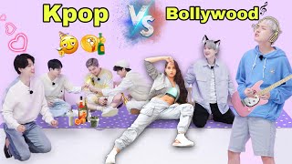 BTS Guess Bollywood vs kpop song 🎧 🎶  Hindi dubbing [upl. by Cyrano]