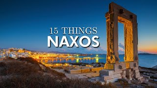 Top 15 Things To Do in Naxos Greece [upl. by Schilt889]