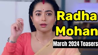 Radha Mohan Zeeworld Full March 2024 Teasers Updates In EnglishRadha’s Death [upl. by Eugine]