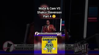 Mae amp Cam VS Shakur Stevenson Part 4 😲 shakurstevenson camron mase statbaby itiswhatitis [upl. by Panthea]