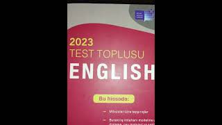 İngilis dili 1ci hissə test toplusu cavablar  təzə toplu testtoplusu [upl. by Neehar]