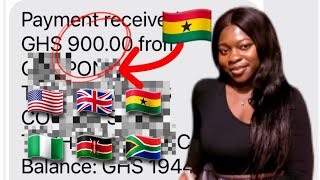 MAKE GH₵120 PER PROJECT IN GHANA 🇬🇭 how to make money online with your phonelaptop [upl. by Annekcm365]