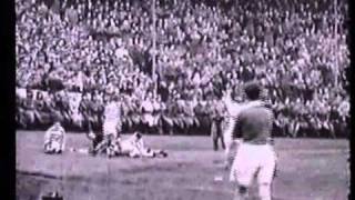 Warrington v Halifax 1954 Cup replay at Odsal [upl. by Gonsalve]