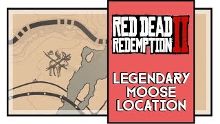 Red Dead Redemption 2 Legendary Moose Location [upl. by Coumas]