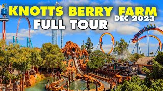 Full walking tour of Knotts Berry Farm  Dec 2023 [upl. by Dene]