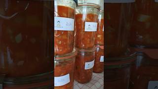 Eingekocht Zucchini amp Paprika  Sowas von lecker einkochen [upl. by Calv]