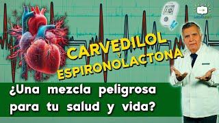 INTERACCIONES MEDICAMENTOSAS CARVEDILOL y ESPIRONOLACTONA MEDICBIEN programa 37 [upl. by Nivlam]