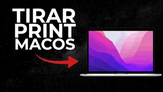 COMO TIRAR PRINT NO MACBOOK OU MACOS [upl. by Atirahc]