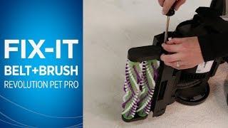 How to change the Belts and Brush Roll on ProHeat 2X® Revolution™ Pet Pro  BISSELL [upl. by Treble93]