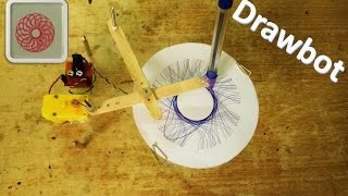 How to make a drawing robot – Spirograph – DIY Robot [upl. by Crawley19]