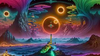 Progressive Psytrance mix March 2024 Surrealism AI Graphic video [upl. by Adnir]