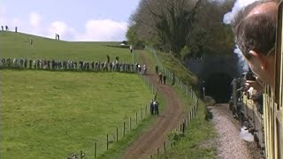 Steam on the South Devon Banks 5029 5051 Newton AbbotDainton southdevonbanks penzancecastles [upl. by Sarid]