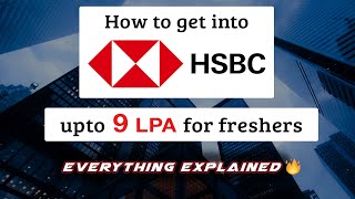 How to get into HSBC  HSBC Selection Procedure  HSBC package  HSBC Freshers  Technical interview [upl. by Kado]