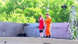 Movie Park Germany  Crazy Action Stunt Show 01052011 [upl. by Leay]