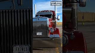 shorts SWEET Big Sleeper Kenworth W900 At Ohio Truck Stop [upl. by Amalberga]