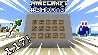 How to Make Tipped Arrows in Minecraft 117 shorts [upl. by Ailad]