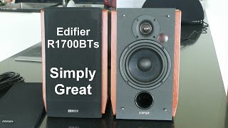 Edifier R1700BT  R1700BTs Powered Speakers Wonderful [upl. by Niraj]