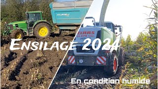 Ensilage 2024 en condition humide ETA Jestin [upl. by Aniaz]