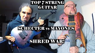 MAYONES HYDRA 7 vs SCHECTER KM7 MK3 OILID [upl. by Eerual757]