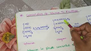 Conversion of Glucose to fructose [upl. by Baxie678]