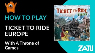 How To Play Ticket To Ride Europe [upl. by Ayocal]