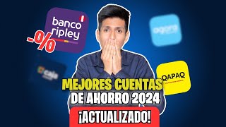 Las MEJORES cuentas de AHORRO 2024  Actualizado [upl. by Alicsirp]