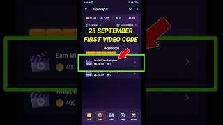 TapSwap Code Today  Earn With Your Smartphone  TapSwap 25 September Video Code [upl. by Aneen]