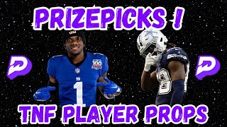 BEST FREE TNF PRIZEPICKS PLAYER PROPS COWBOYS vs GIANTS 0926 NFL BETS [upl. by Clint519]